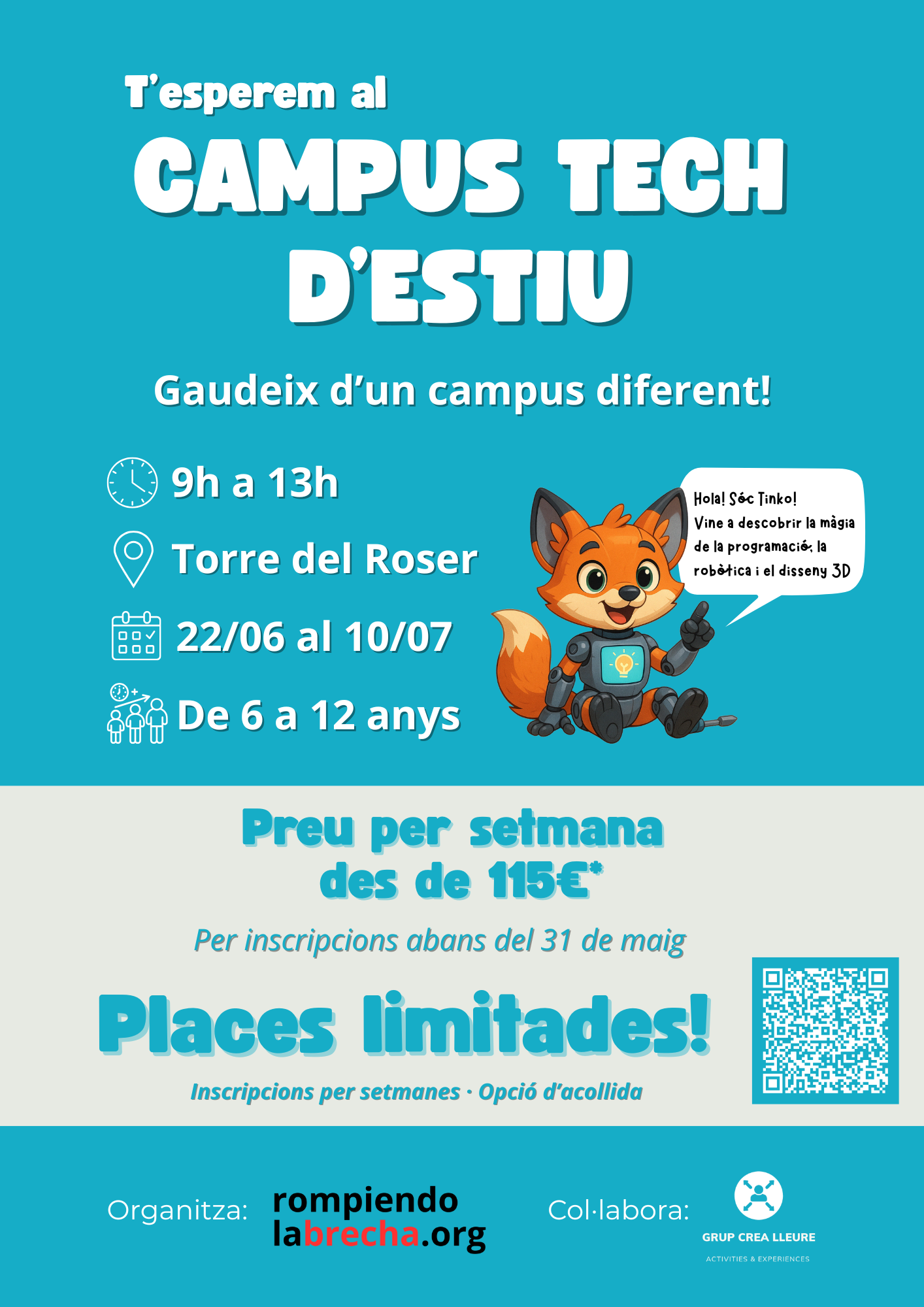 Cartel oficial del Campus Tech de Verano 2026